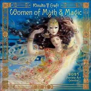 Women of Myth & Magic 2025 Fantasy Art Wall Calendar by Kinuko Craft