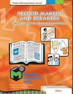 Project M3: Level 5 Record Makers and Breakers: Using Algebra to Analyze Change: Student Mathematician's Journal 