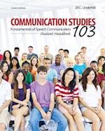 Communication Studies 103: Fundamentals of Speech Communication, Student Handbook 
