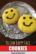 Yellow Happy Face Cookies 