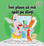 I Love to Brush My Teeth (Romanian children's book)