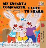 Me Encanta Compartir I Love to Share (Spanish Children's book)