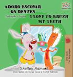 I Love to Brush My Teeth (Portuguese English book for Kids)