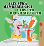 I Love to Brush My Teeth (Malay English Bilingual Children's Book)