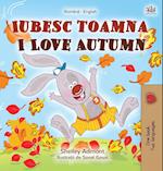 I Love Autumn (Romanian English Bilingual Book for Kids)
