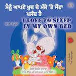 I Love to Sleep in My Own Bed (Punjabi English Bilingual Children's Book - India)