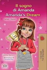 Amanda's Dream (Italian English Bilingual Book for Kids)