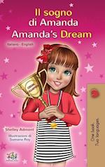 Amanda's Dream (Italian English Bilingual Book for Kids)