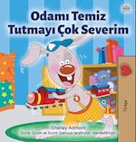 I Love to Keep My Room Clean (Turkish Book for Kids)