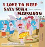 I Love to Help (English Malay Bilingual Book for Kids)