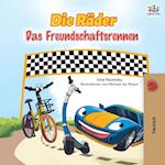 The Wheels - The Friendship Race (German Book for Kids)