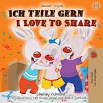 I Love to Share (German English Bilingual Book for Kids)