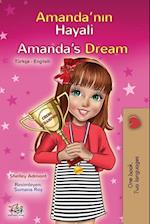 Amanda's Dream (Turkish English Bilingual Children's Book)