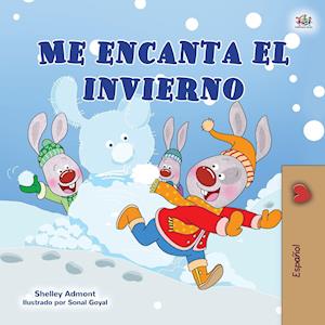 I Love Winter (Spanish Children's Book)