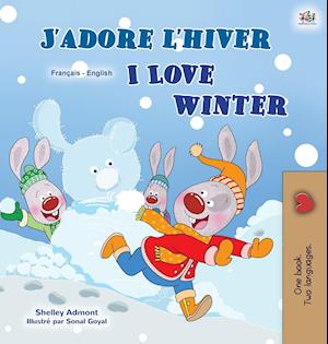 I Love Winter (French English Bilingual Children's Book)