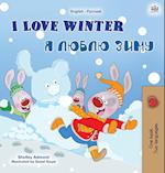 I Love Winter (English Russian Bilingual Book for Kids)