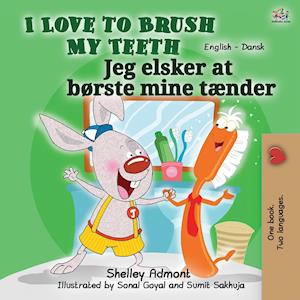 I Love to Brush My Teeth (English Danish Bilingual Bilingual Book for Kids)