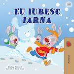 I Love Winter (Romanian Children's Book)