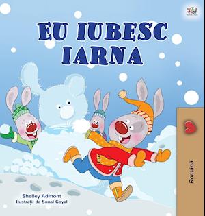 I Love Winter (Romanian Children's Book)