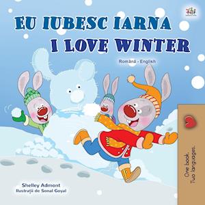 I Love Winter (Romanian English Bilingual Children's Book)