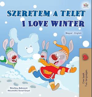 I Love Winter (Hungarian English Bilingual Book for Kids)