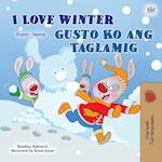 I Love Winter (English Tagalog Bilingual Book for Kids)