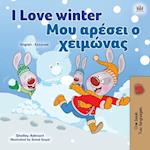 I Love Winter (English Greek Bilingual Children's Book)