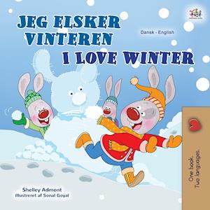 I Love Winter (Danish English Bilingual Children's Book)