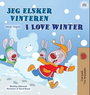 I Love Winter (Danish English Bilingual Children's Book)