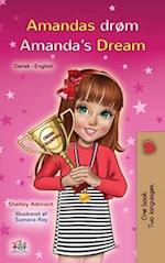 Amanda's Dream (Danish English Bilingual Children's Book)