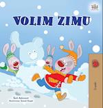 I Love Winter (Serbian Children's Book - Latin Alphabet)