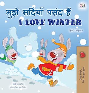 I Love Winter (Hindi English Bilingual Book for Kids)