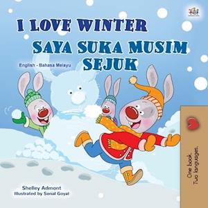 I Love Winter (English Malay Bilingual Book for Kids)