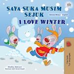 I Love Winter (Malay English Bilingual Book for Kids)
