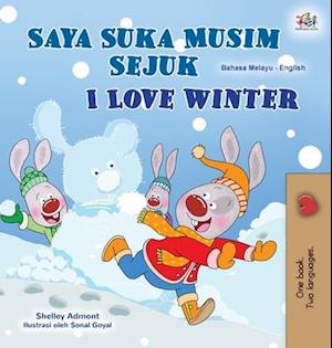 I Love Winter (Malay English Bilingual Book for Kids)