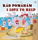 I Love to Help (Czech English Bilingual Book for Kids)