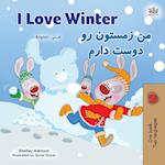 I Love Winter  (English Farsi Bilingual Book for Kids - Persian)