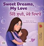 Sweet Dreams, My Love (English Punjabi Bilingual Children's Book - Gurmukhi)
