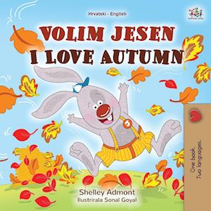 I Love Autumn (Croatian English Bilingual Book for Kids)