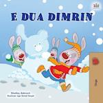 I Love Winter (Albanian Children's Book)