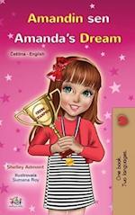 Amanda's Dream (Czech English Bilingual Book for Kids)