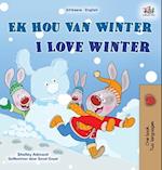 I Love Winter (Afrikaans English Bilingual Children's Book)