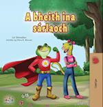 Being a Superhero (Irish Book for Kids)