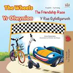 The Wheels The Friendship Race (English Welsh Bilingual Children's Book)