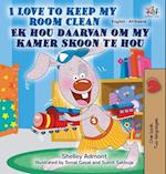 I Love to Keep My Room Clean (English Afrikaans Bilingual Children's Book)