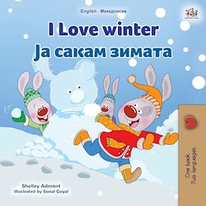 I Love Winter (English Macedonian Bilingual Children's Book)