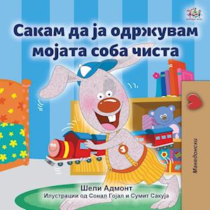 I Love to Keep My Room Clean (Macedonian Children's Book)