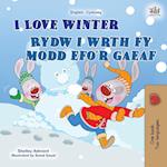 I Love Winter (English Welsh Bilingual Children's Book)