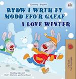 I Love Winter (Welsh English Bilingual Book for Kids)