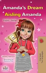 Amanda's Dream (English Irish Bilingual Book for Children)